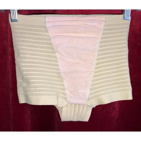 Waist22 - 36 30s 40s Elastic knit, ribbed bandage panty